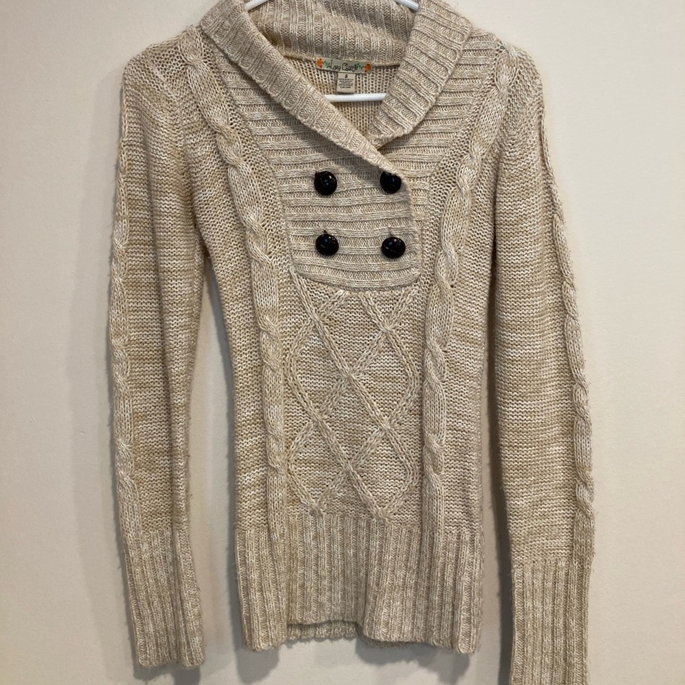 Love Change (S) Tan Sweater